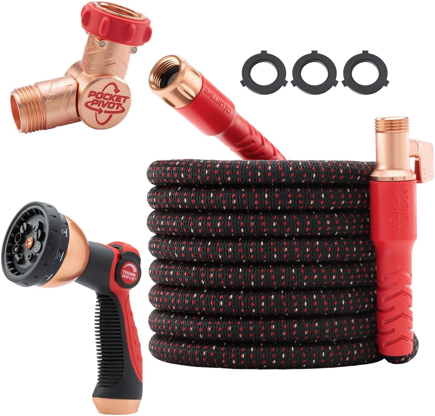 Pocket Hose Ballistic: Ultra-Durable Expandable Garden Hose