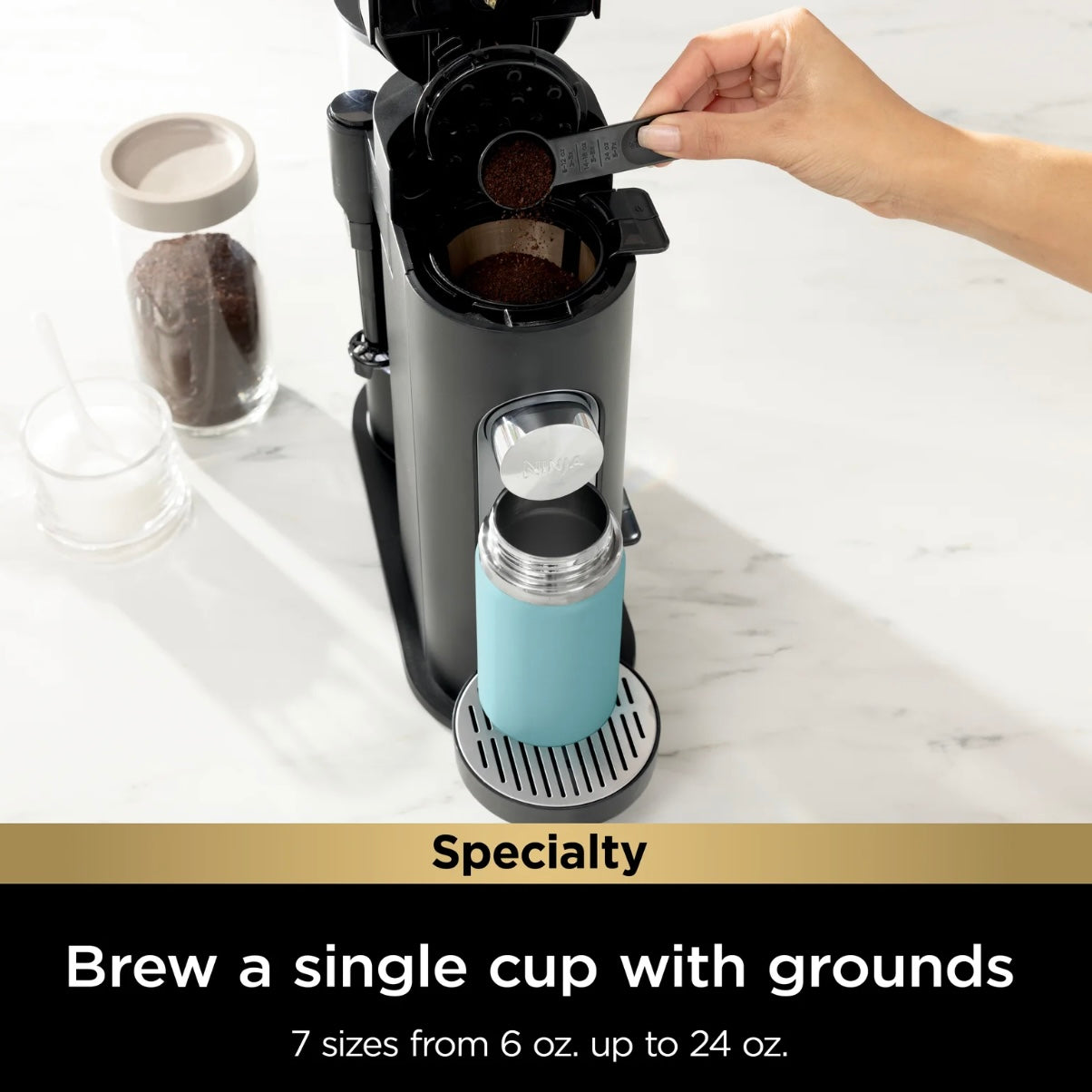 Ninja Single-Serve Pods & Grounds Specialty Coffee Maker Black - PB051