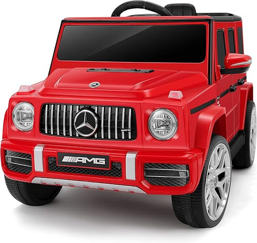 12V Licensed Mercedes-Benz AMG G63 Kids Electric Ride-On Car with Parent Remote, LED Lights, Bluetooth & Smooth Start