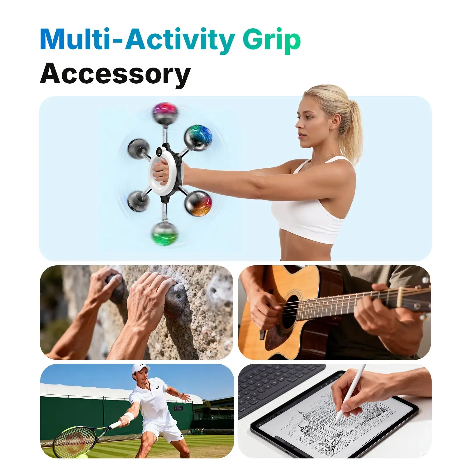 Merach 360° Rotating Wrist & Forearm Trainer