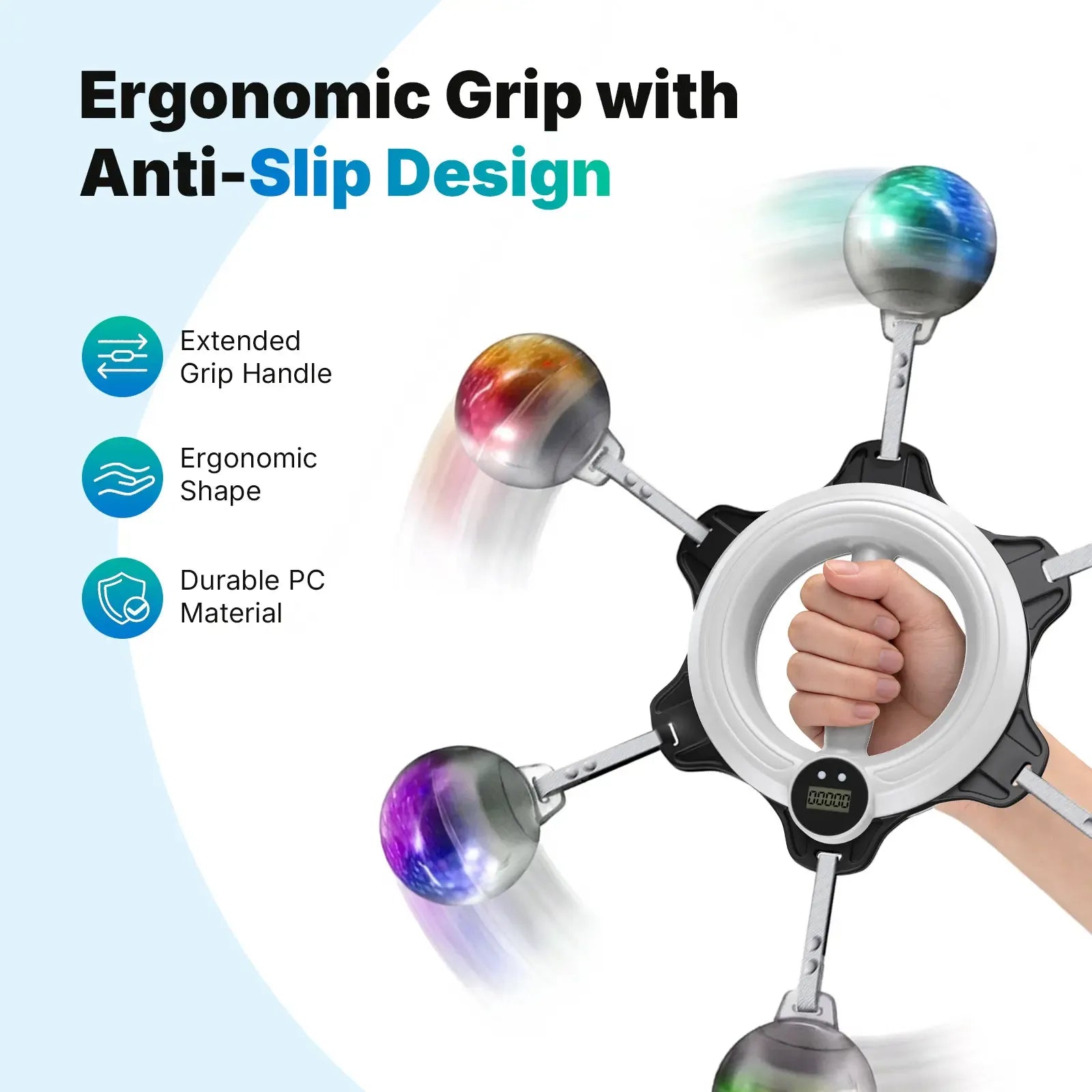 Merach 360° Rotating Wrist & Forearm Trainer