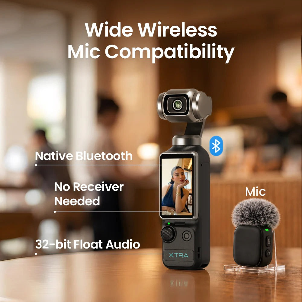 Xtra Muse: 4K/120fps Pocket Gimbal Camera with 1" CMOS Sensor