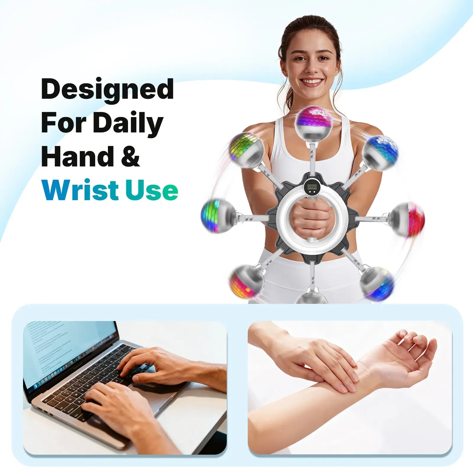 Merach 360° Rotating Wrist & Forearm Trainer