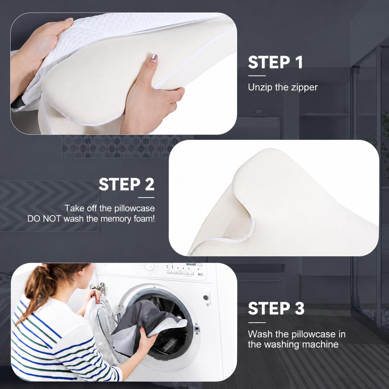 Vipfree Cervical Cooling Ergonomic Pillow