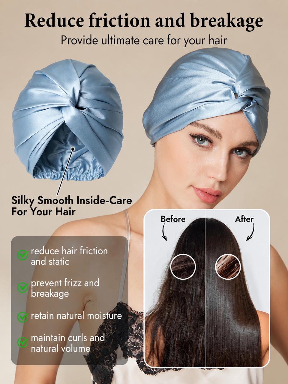 Blissy Silk Bonnet