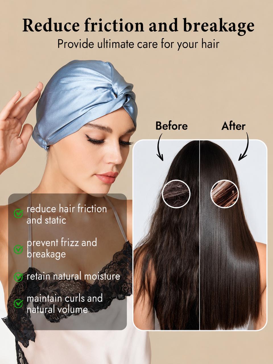 Blissy Silk Bonnet